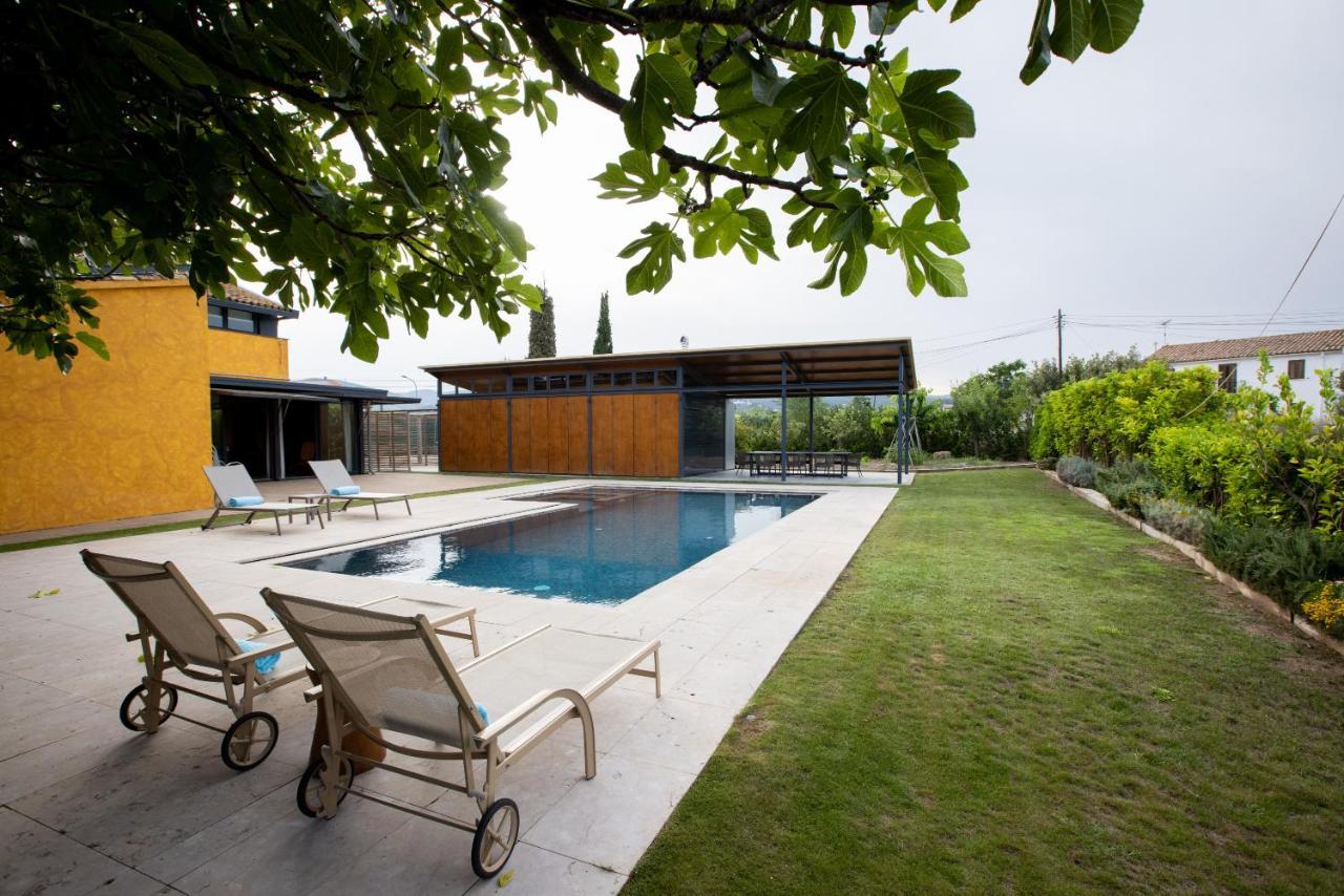 Masia Cal Sisplau, Con Piscina Y Rodeada De Vinedos A 10 Minutos De Vilafranca Del Penedes, Barcelona ,Cataluna San Martín Sarroca Exterior foto